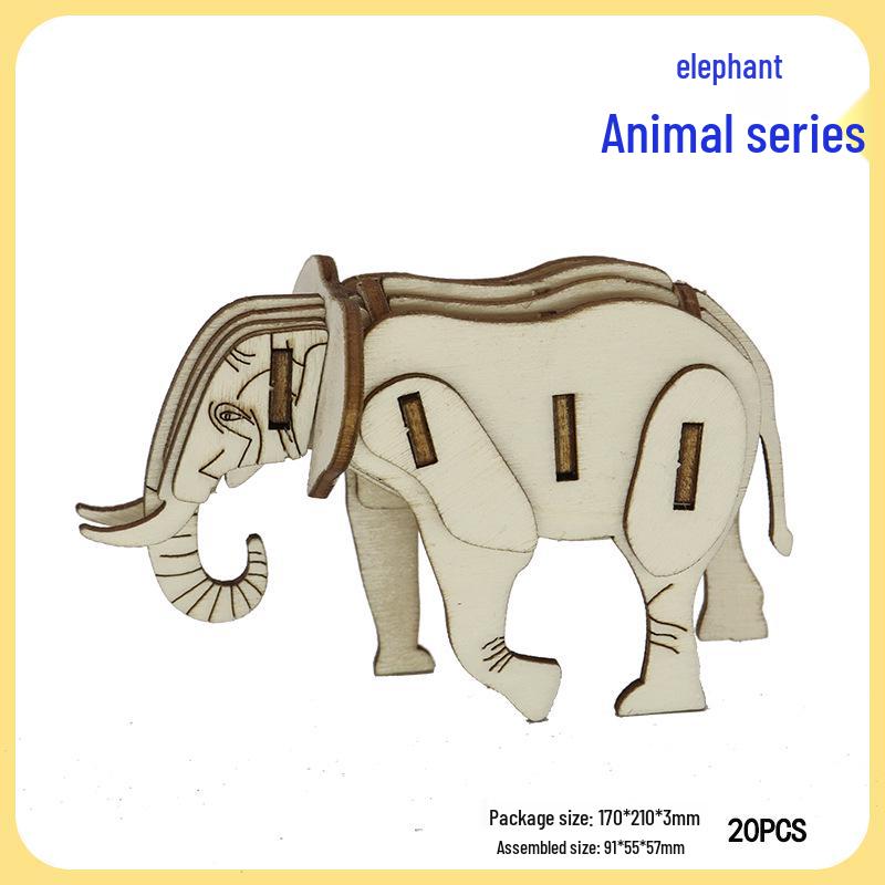 

Dinosaur 3D Wooden Puzzle for Children s Craft Activities and Gifts