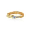 Exaggerated Three-layer Princess Snake Necklace, Gold-plated Turquoise, Personalized High-end Luxury Women's Snake Collar