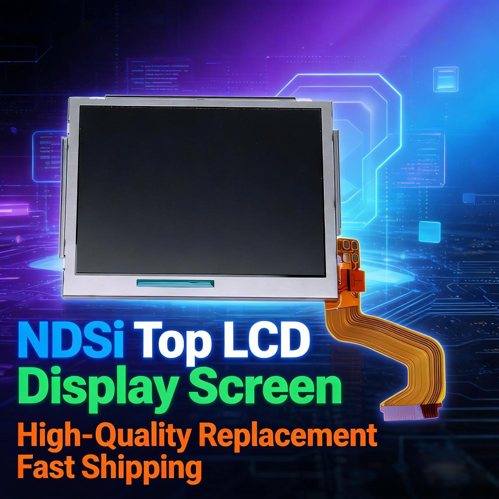 LCD Upper Screen Lightweight Controller LCD Screen Easy Installation Top Upper LCD Screen Replacement Parts for NDSI