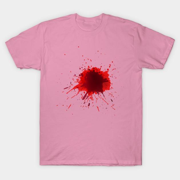 Camiseta Mujer Feliz Halloween Salpicaduras de Sangre Disfraz Estampado Harajuku Kawaii Camiseta Verano Manga Corta Camiseta Top
