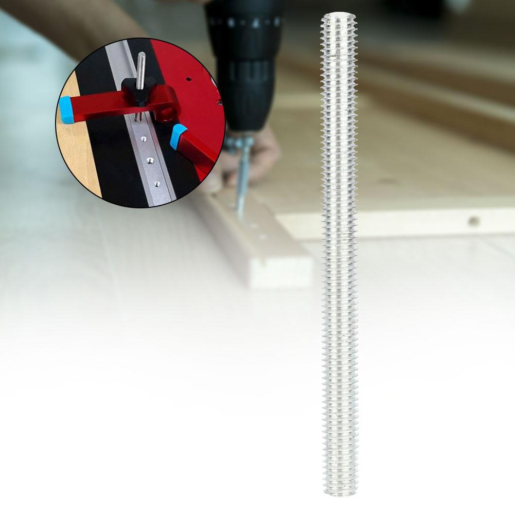 10pcs Galvanized Iron M8*100mm M8 Threaded Rod Bar for Woodworking 3045 Sliding Slot