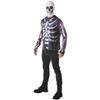 Adult Skull Trooper Top and Snood - Fortnite - Mens Costume: Small (35 - 38 Inch)