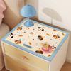 Vintage Oil Painting Garden Cat Nightstand Mat Green Fruit Floral Print Waterproof Heat Resistant Dresser Top Pad Rug