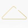 5 Pcs Clothes Hangers Triangle Shape Non-slip Smooth Edge Thick Anti-deformed Dry