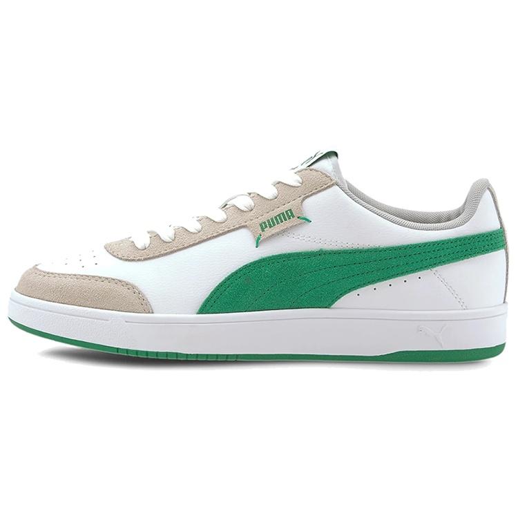 PUMA Court Legend Lo  White Green Brown  Men s 371931-06 EU 44
