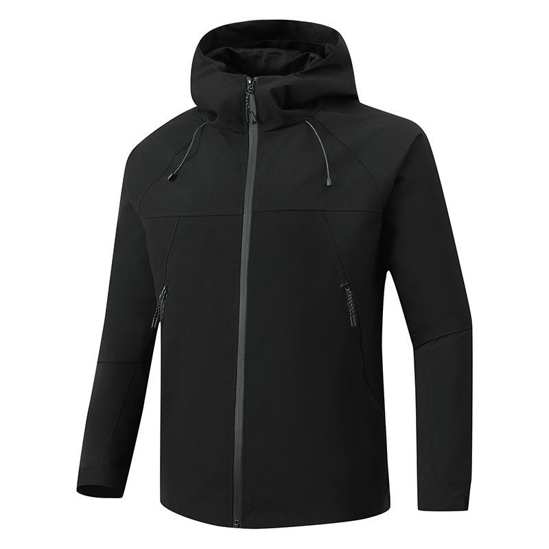 

Men s Large-size Outdoor Waterproof American Jacket Plus Fat Plus Size Casual Jacket for Men XXXL чорний