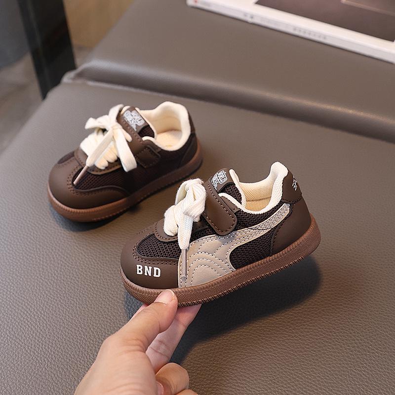 2025 Retro Children's German Sneakers: Breathable Mesh Training Shoes for Boys and Girls, Forrest Gump Style