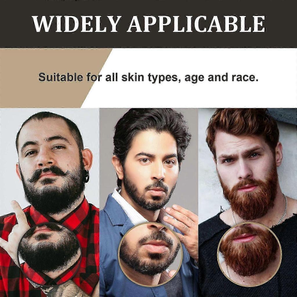 Men's Beard Care Oil - Moisturizing, Softening & Frizz Control with Jojoba & Argan Oil - Nourishes, Protects & Repairs Dry, Rough Facial Hair - 30ml
