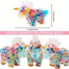 Hračka Stress Unicorn Balls Léčí vaši náladu Jednorožec Mačkací hračka Zmírnění stresu a úzkosti Jednorožec Fidget míček Živé vícebarevné gelové kuličky