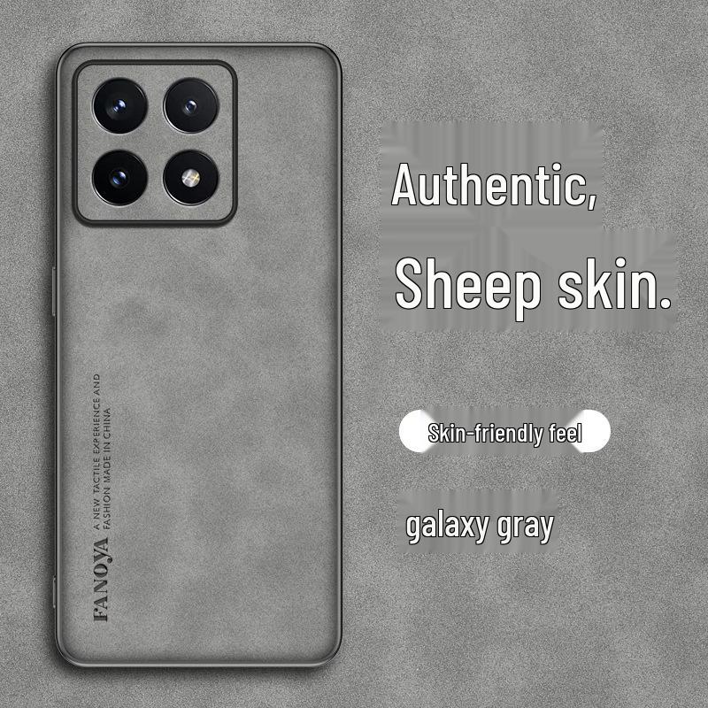 XIAOMI POCO F7 Pro Μινιμαλιστική Θήκη Τηλεφώνου από Δέρμα Προβάτου