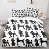Cartoon Dog Animals Duvet Cover King Queen Size Lovely Pet Puppy Bedding Set For Kids Boys Girls Wildlife Polyester Quilt Cover