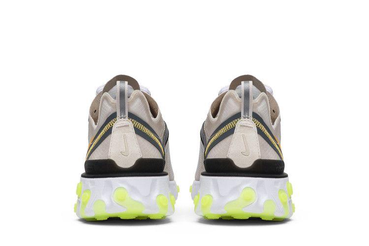 Men's Sneakers Nike React Element 87 Light Orewood Brown Light Orewood Brown/Laser Orange-Volt Glow