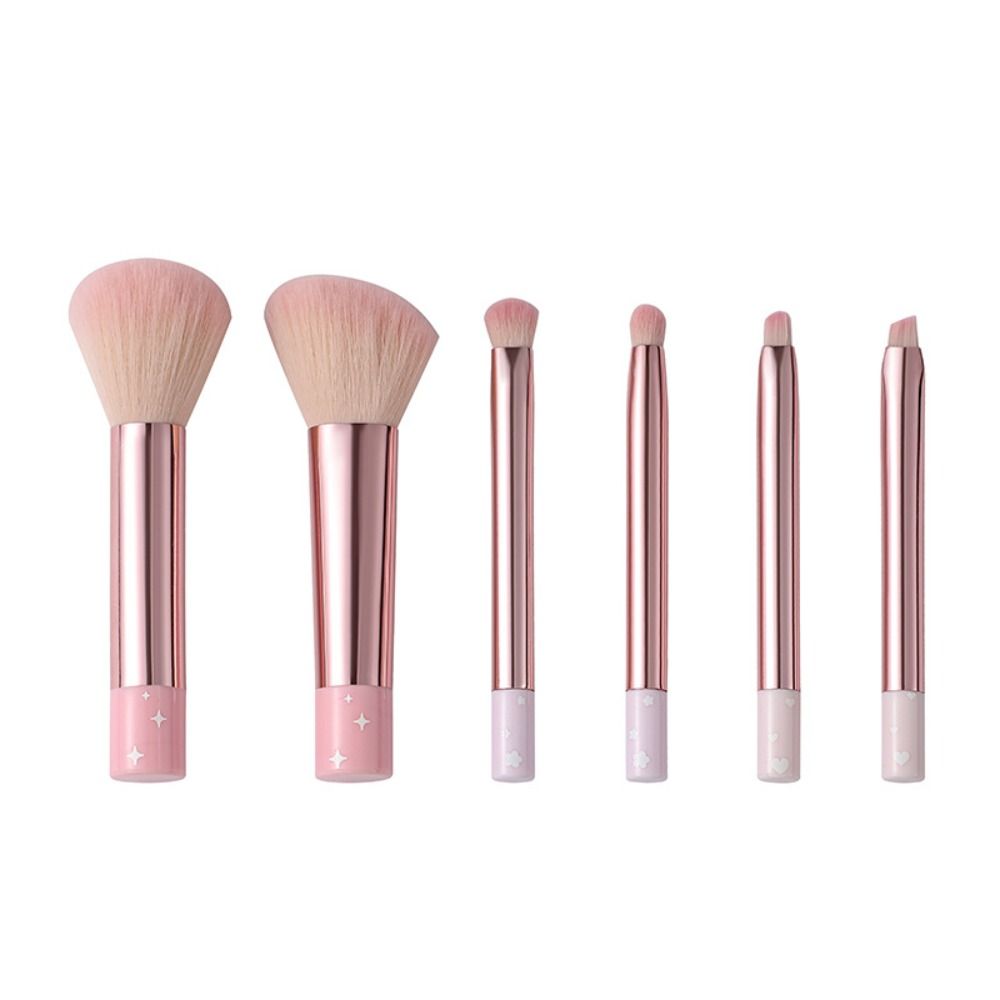 6pcs Soft Makeup Brushes Set Cosmetic Tool Cosmetic Brush Set Eyeshadow Powder Brush  Student