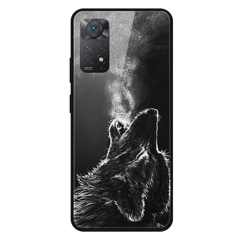 Fashion Glass Cover For Xiaomi Redmi Note 10 / Note 11 / Note 12 Case Tempered Glass Covers for Xiaomi Redmi Note 12 4G Case