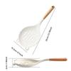 1Pcs Long Silicone Colander Non-Stick Cooking Strainer Heat Resistant Filter Spoon Mesh Skimmer Oil Mesh Colander Kitchen Tool