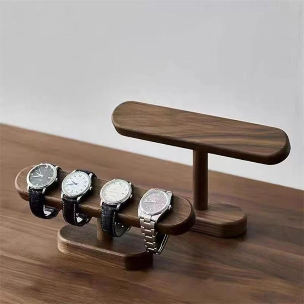 Home Decoration Watch Display Holder Wooden Watch Storage Rack Watch Bracket Counter Shows