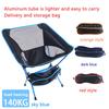 Portable Camping Outdoor Lightweight Moon Chair Folding Lounge Chair with Backrest for Travel Picnic Hiking Beach Fishing
