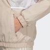 Adidas Must Haves Word Jacket With Letter Logo Print Women Casual Sport Jacket Miracle-Grey Tan-Brown HY2878