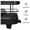 Dish Drying Rack Dish Drainer Countertop Drainboard with Utensil Holder & Plate Stand Kitchen Organizer
