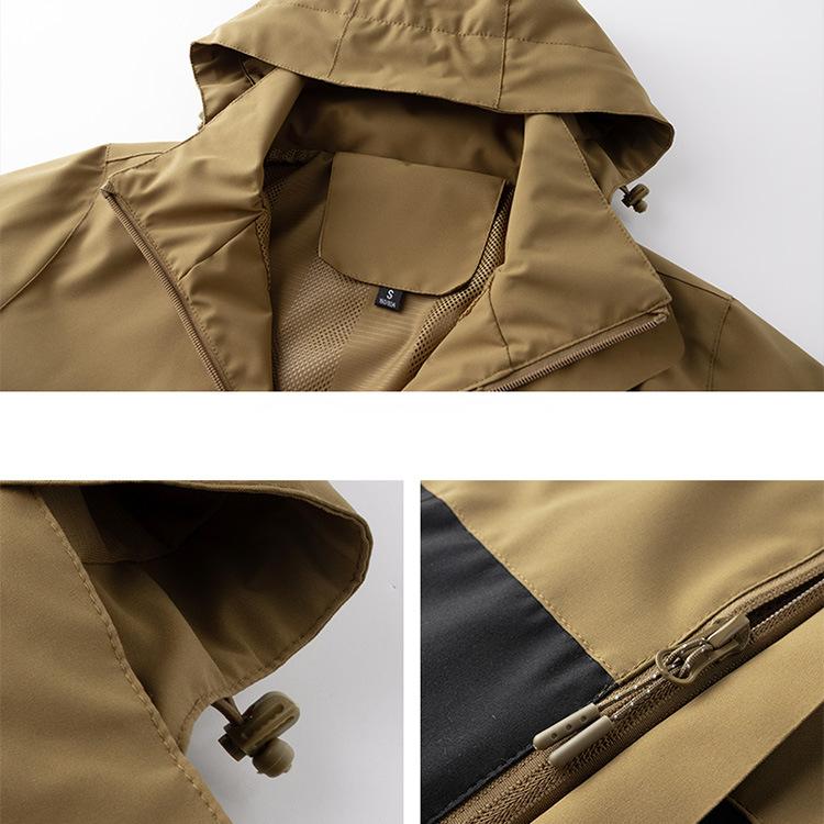 Men Waterproof Assault Jacket Camping Equipment Men's Three In One American Fast Drying Quickly Jacket
