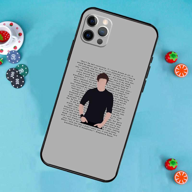 Twilight Edward Cullen Bella Phone Case For iPhone 17 Air 13 16 15 11 12 14 Pro Max 13 12 mini 15 16 Plus 16e Cover Funda