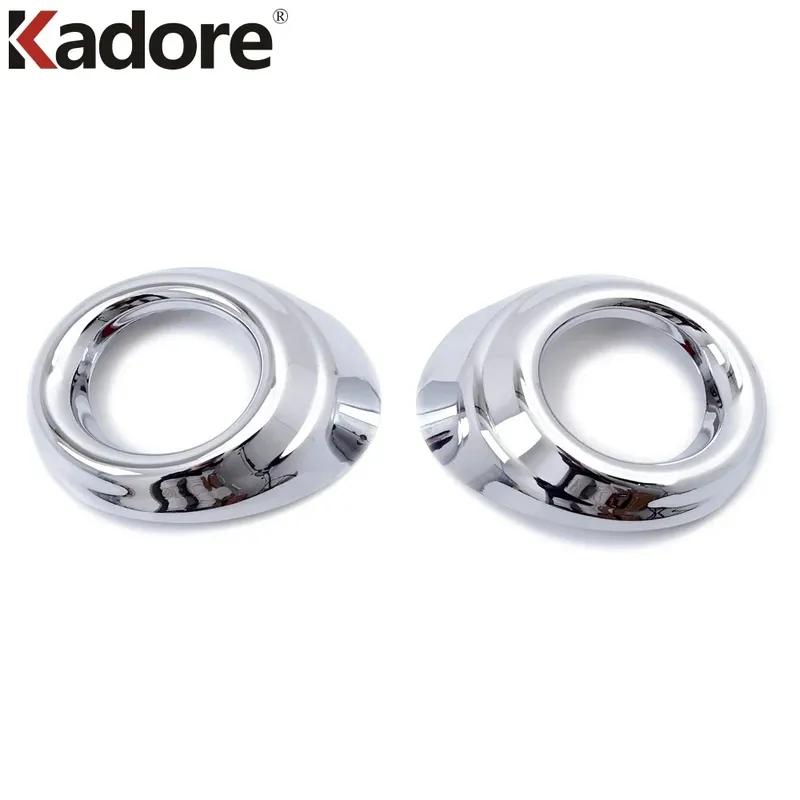 Car Front Fog Light Lamp Cover Trim For Mitsubishi Lancer 2008-2010 2011 Chrome Head Foglight Foglamp Bezel Trims Accessories