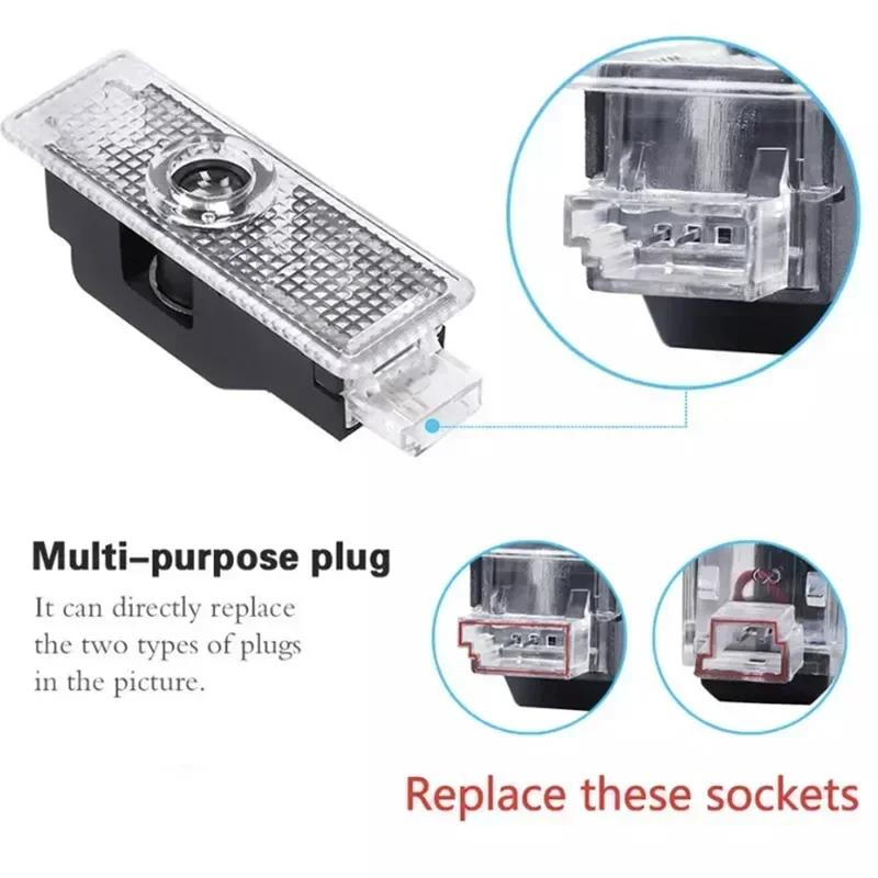 LED Car Door Projector Car Welcome Lights For Mini Cooper Works R55 R56 R50 R53 R59 R57 R60 R61 F54 F55 F56 F57 F58 F6 dds6