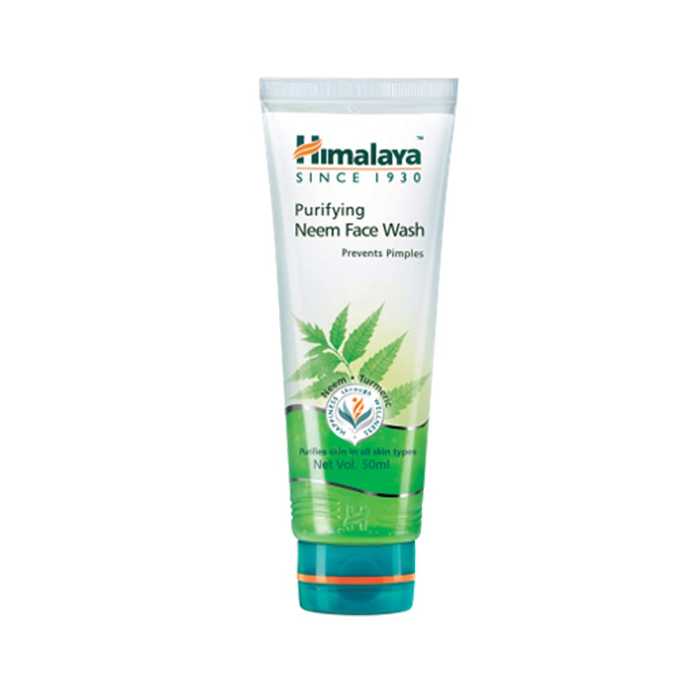 Washing Gel: Herbals Purifying Neem Face Wash, 50ml, Himalaya 50ml