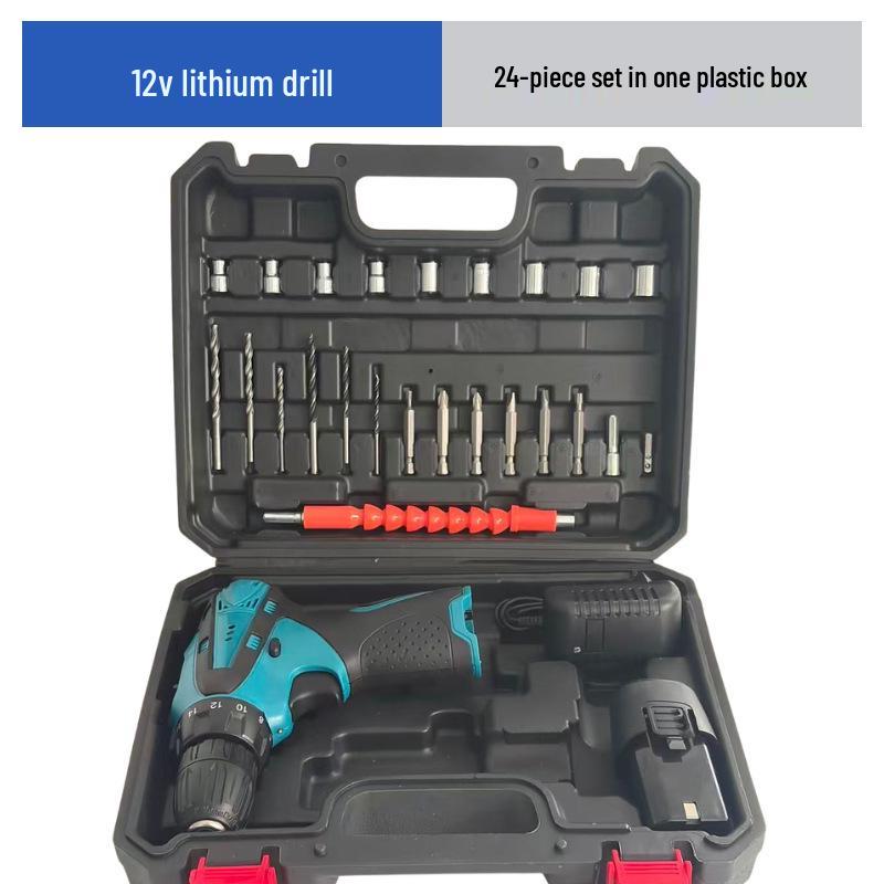 Rechargeable Multifunctional Handheld Lithium Battery Drill Electric Set