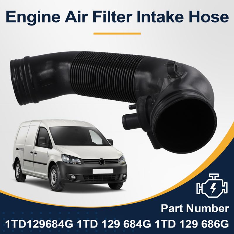 Powerful For VW Jetta Touran MK6 2.0 2011-2017 Car Engine Air Filter Intake Hose 1TD129684G