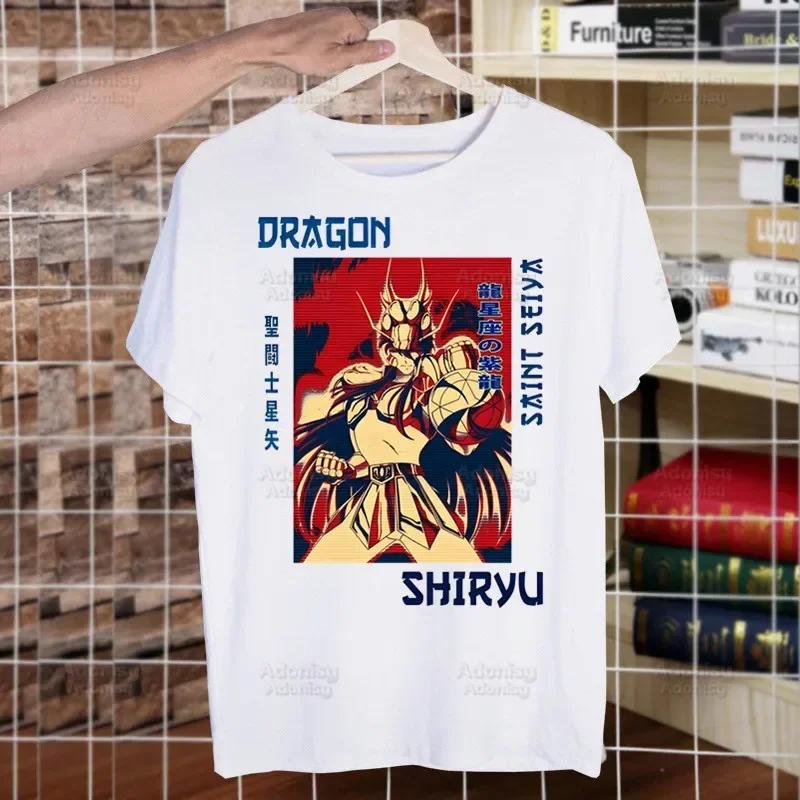 Saint Seiya Anime Manga Phoenix T-shirts Summer Men/Women Hip Hop Funny Print Tshirt Streetwear T Shirts Short Sleeve Tops