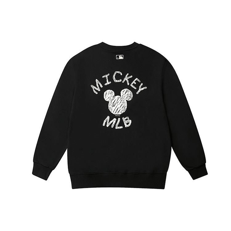 MLB X Disney MLB X Disney Sweatshirts Unisex Black Crew Neck Moderate Cardigan 31MTK1041-43L S