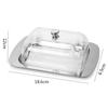 With Lid Stainless Steel Butter Dish Rustproof Butter Keeper Butter Container  Fridge