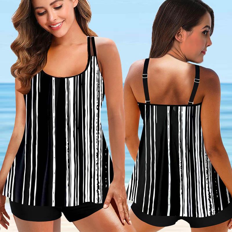 Damen Zweiteiler Tankini Set Neue Frau Sexy Bikinis Set Sommermode Große Größe Monokini Bademode Bikini Damen Badeanzüge