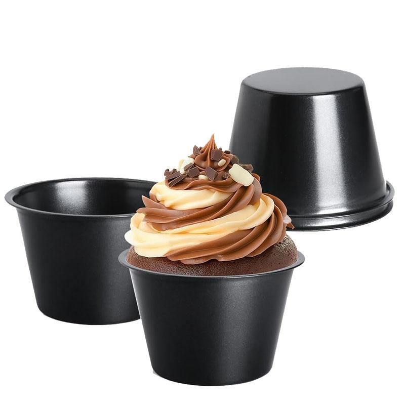 

Nonstick Popover Pan Carbon Steel Mini Pie Muffin Cupcake Pans Egg Tart Bakeware Round Cupcake Pan Individual Cheesecake Tin