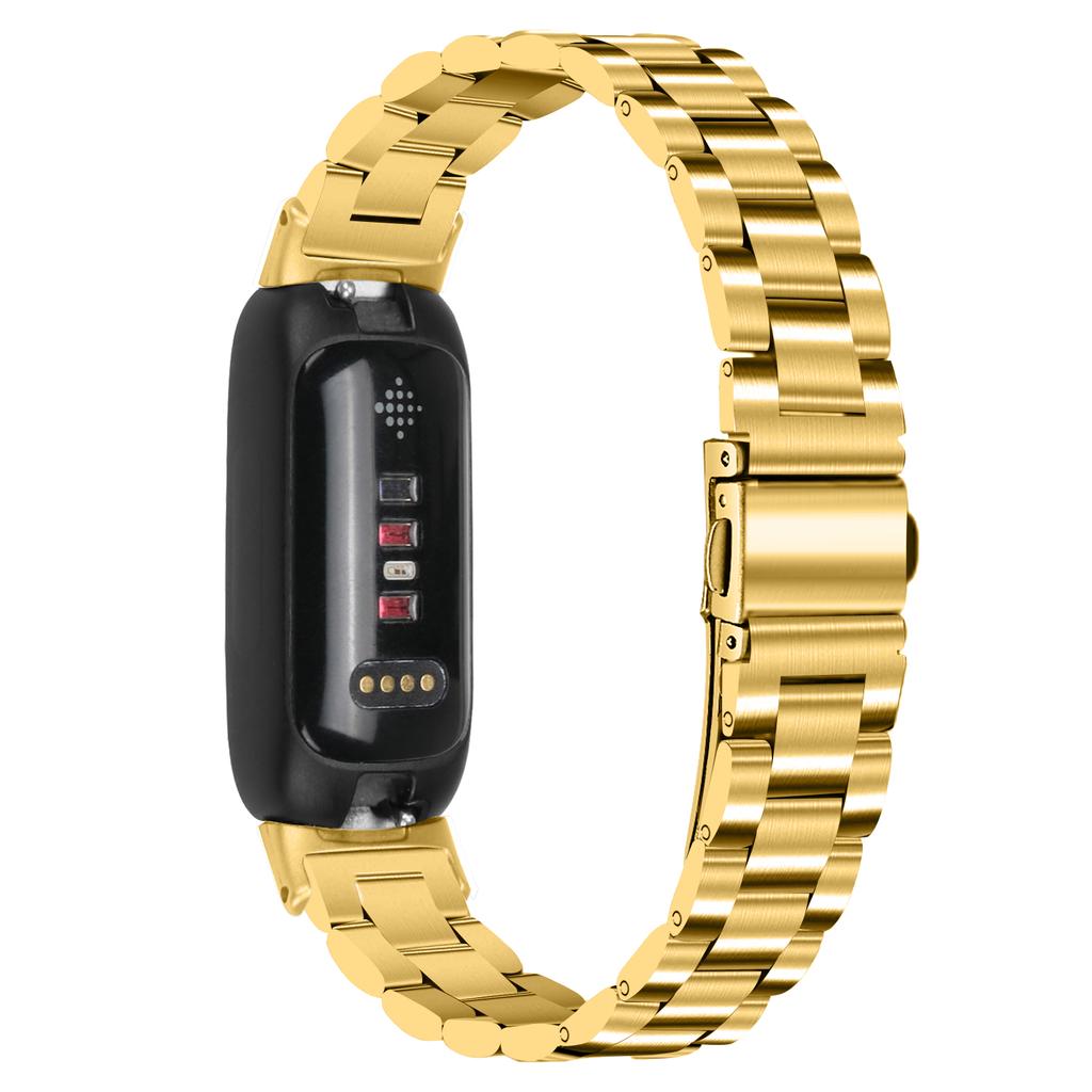 Compatible with Fitbit Inspire 3 Stainless Steel Strap Men Women Adjustbale Replacment Metal Wrist Band for Inspire 3 Strap