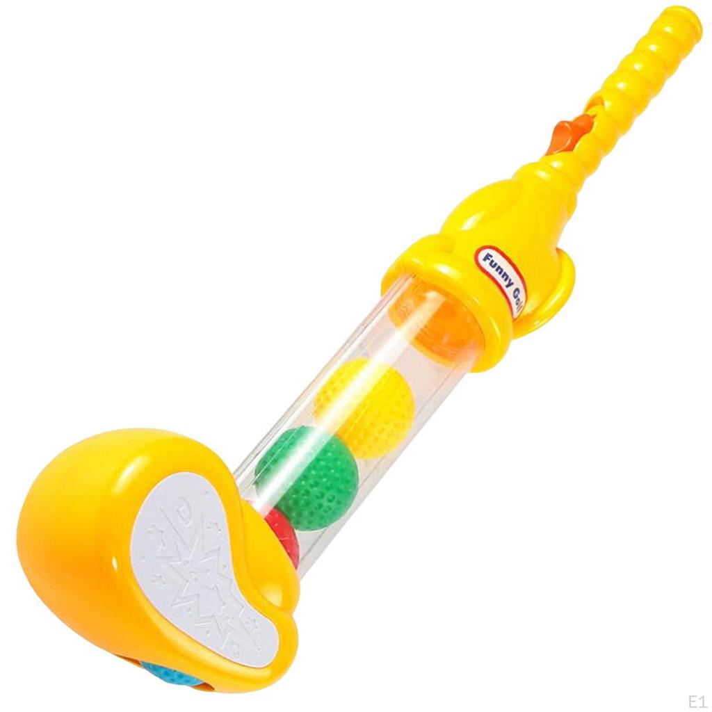 Children Golf Training Toy Interactive Exercise Sports Mini Clubs Set for Backyard Indoor