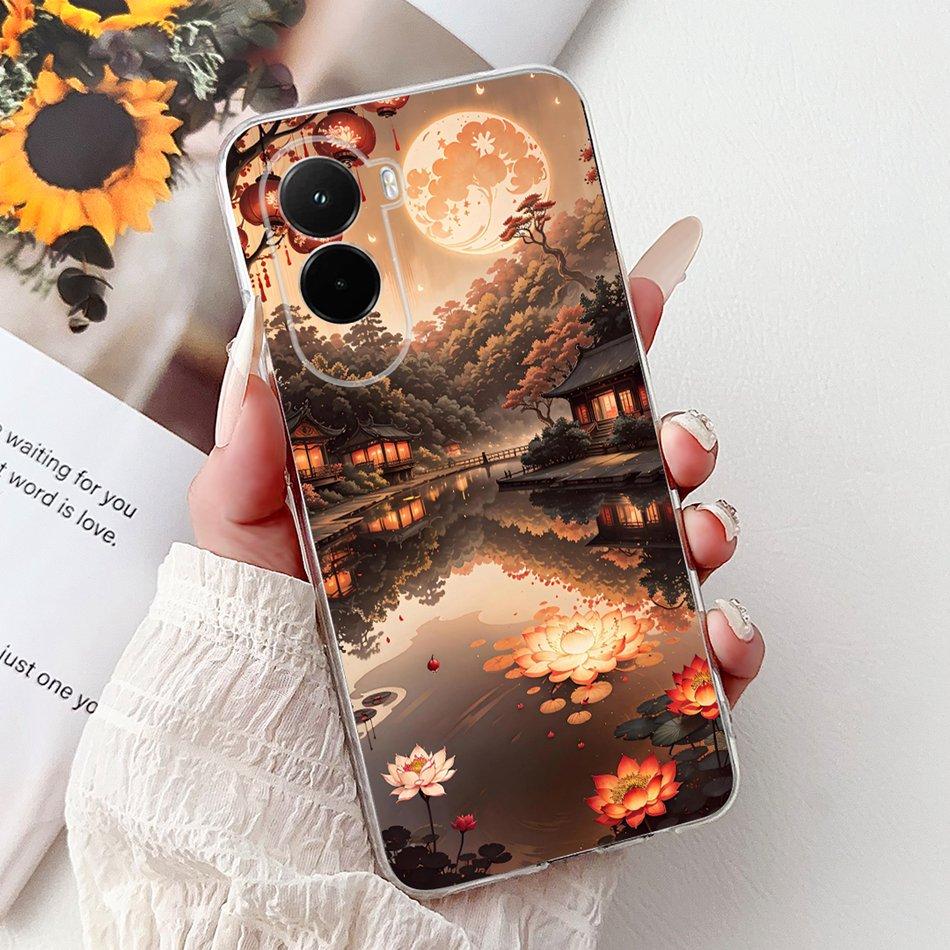 For Xiaomi Poco M7 Plus PocoM7 4G Cool Dragon Tiger Painted Phone Case For POCO M7 4G M7Plus Soft Silicone TPU Cases