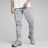 Puma Solid Logo Running Fitness Training Knitted Pants Men Bottoms Gray 626141-63