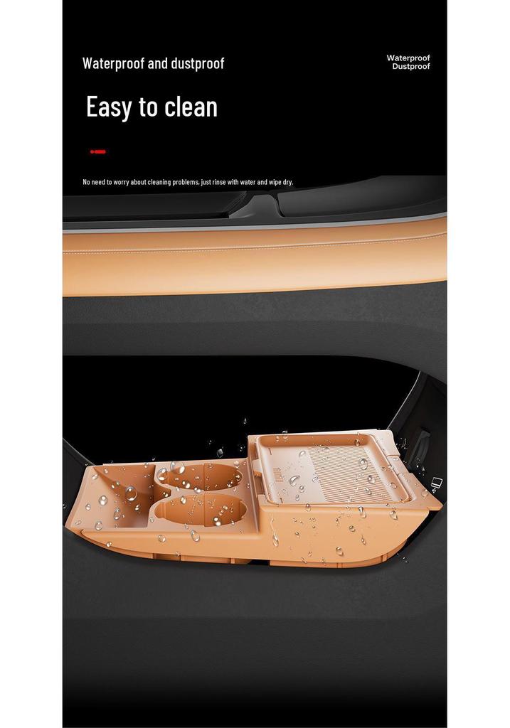 Boyue L Center Console Storage Box: Fits 25 Models, Original Color Silicone, Interior Upgrade, Car Modification Accessory