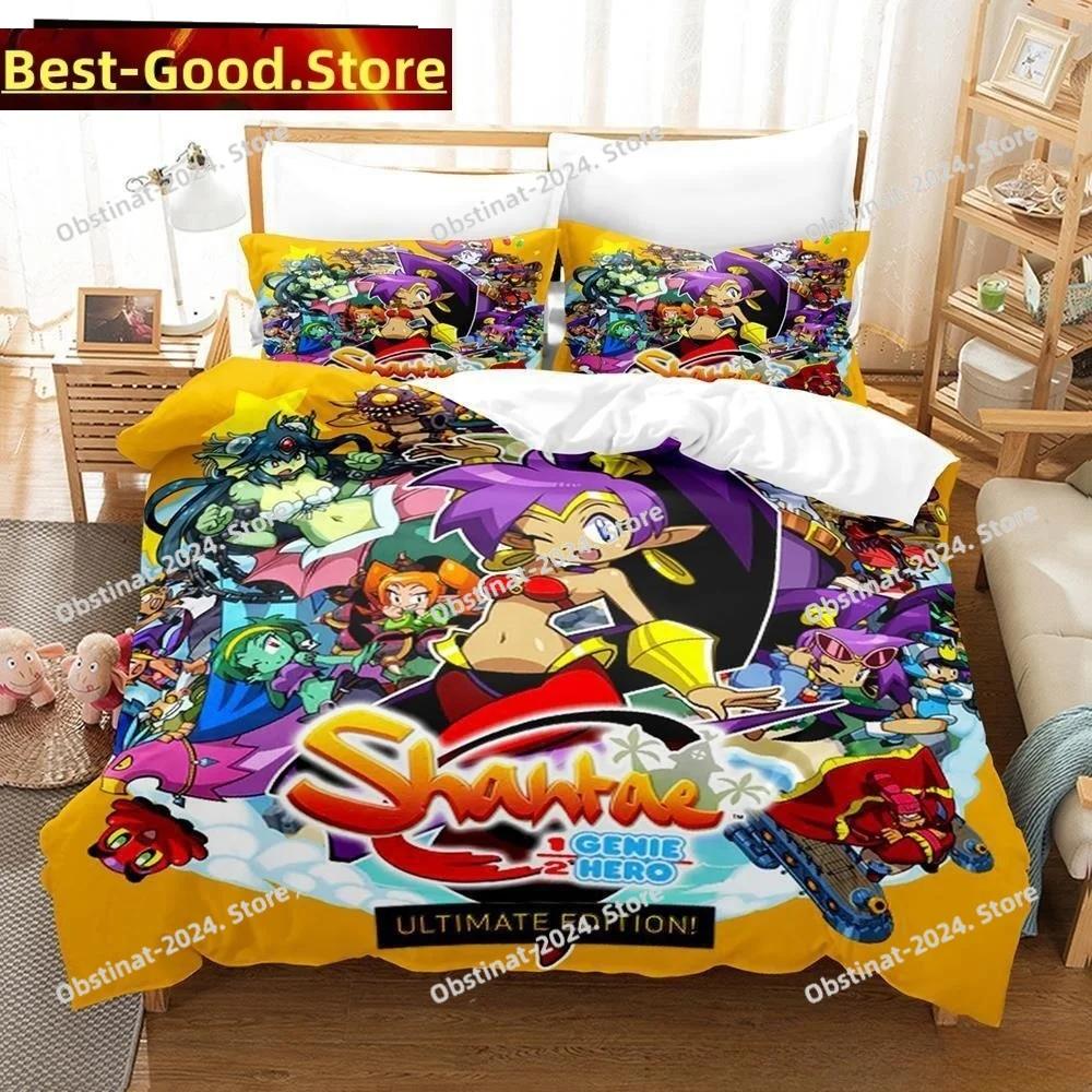 New Shantae Half-Genie Hero Bedding Set Duvet Cover Full Queen King Size Pillowcase Bed Printed Aldult Kid Bedroom Single Twin