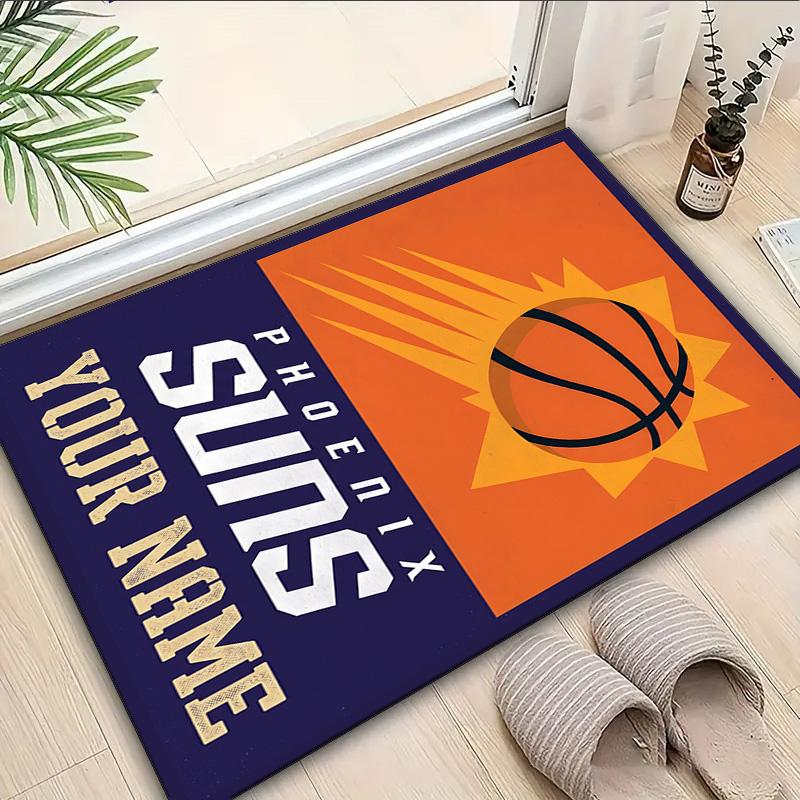 Custom Name Rug Phoenix Basketball Team Area Rug Suitable for Indoor And Outdoor,Carpets for Homes, Offices,Living Rooms,Home Decor,Christmas Gift