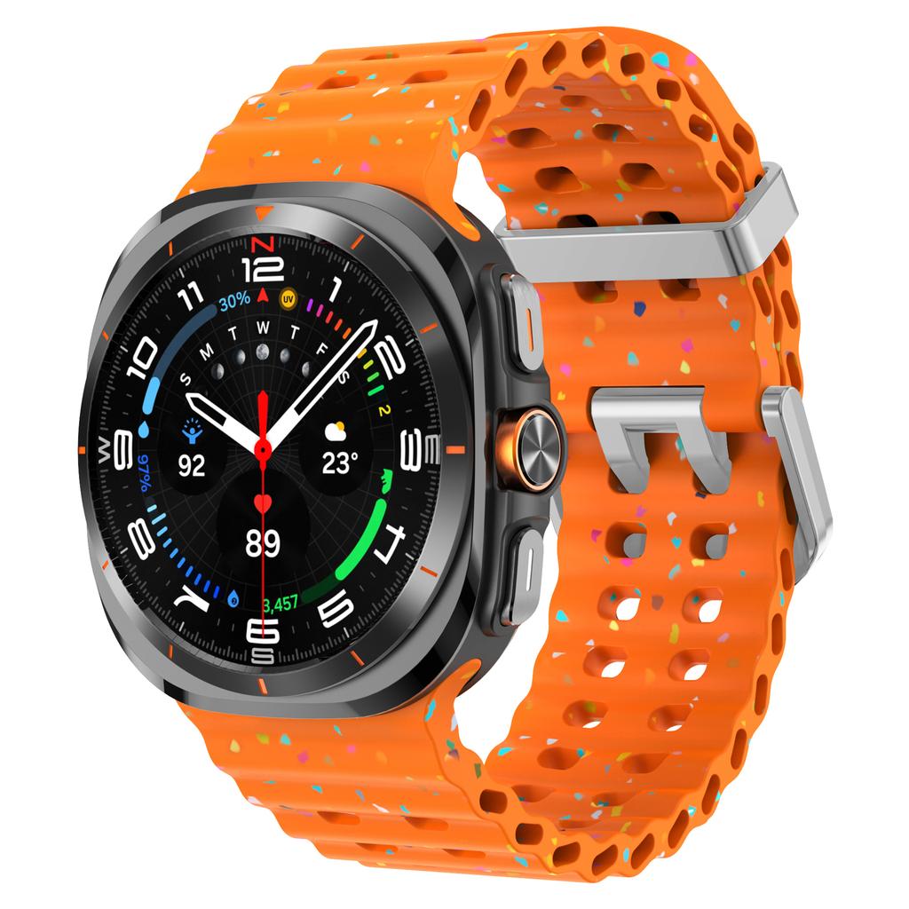 Silicone Breathable Strap For Samsung Galaxy Watch Ultra 47mm Marine Wristband Bracelet Galaxy Watch Ultra(2025) 47mm  Watchband