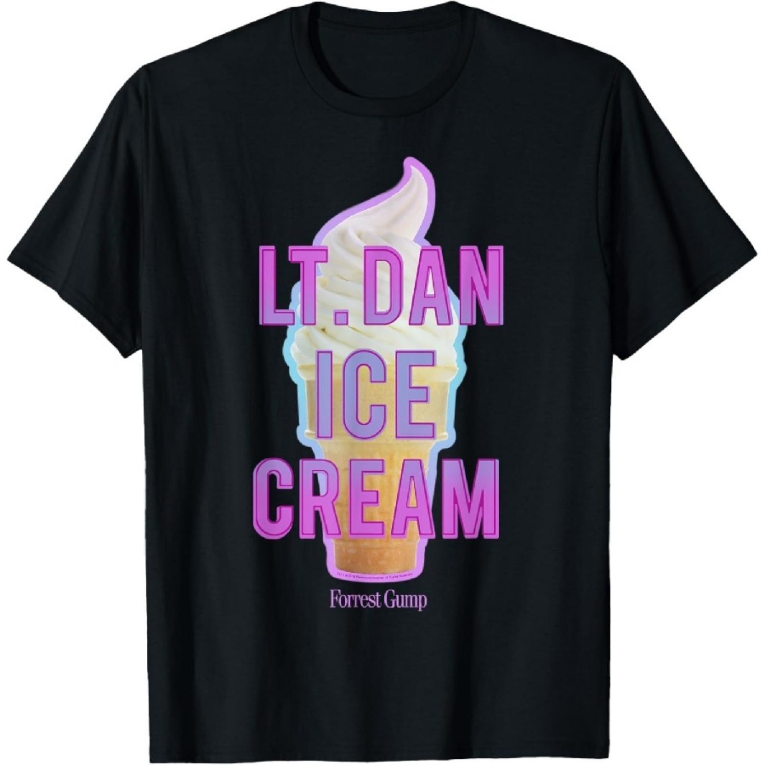 Форрест Гамп Лт. Футболка с логотипом Dan Ice Cream XXXXXL чёрный