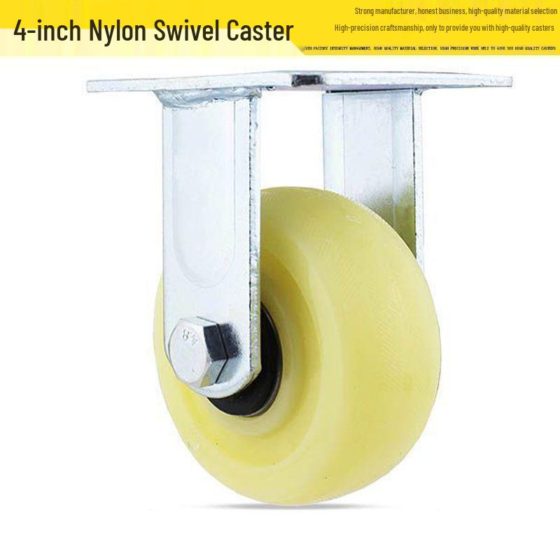 Heavy Duty 4568 Inch Flatbed Hand Truck Caster Wheel with Brake - Thickened Design