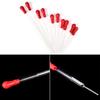 2Pcs Rubber Head Glass Pipettes Dropper Lab Glassware Tool For Veterinary Test