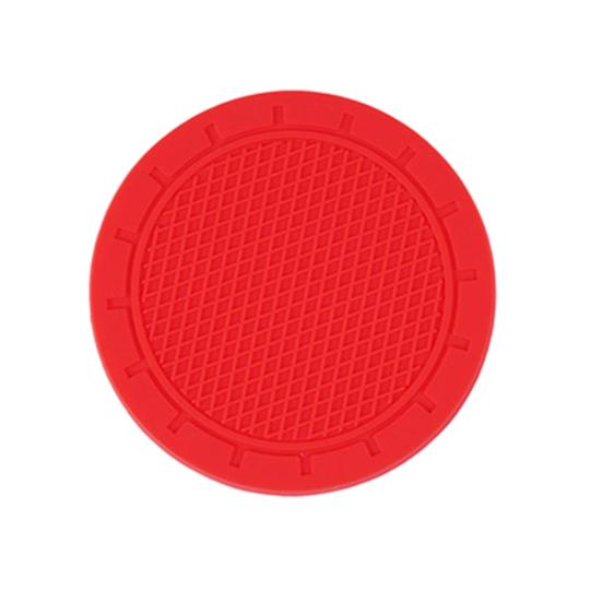 Car Coasters Anti Slip PVC Cup Holder Insert Mats 2.76" Diameter Compact Cup Holders Universal Car Interior Vehicle Accessories