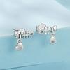 barbie Design Bone Fish Earrings, Elegant and High-end Original Ins Style Love Exquisite Gift Box #lucky S925 Silver Earrings for Women ZJYES-YS-235