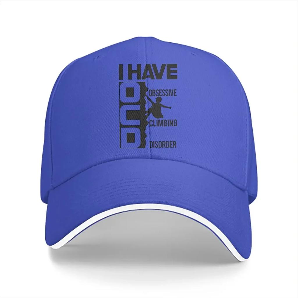 Pure Color Dad Hats Obsessive Climbing Disorder Unisexs Hat Sun Visor Baseball Caps Mountain Climber Peaked Cap