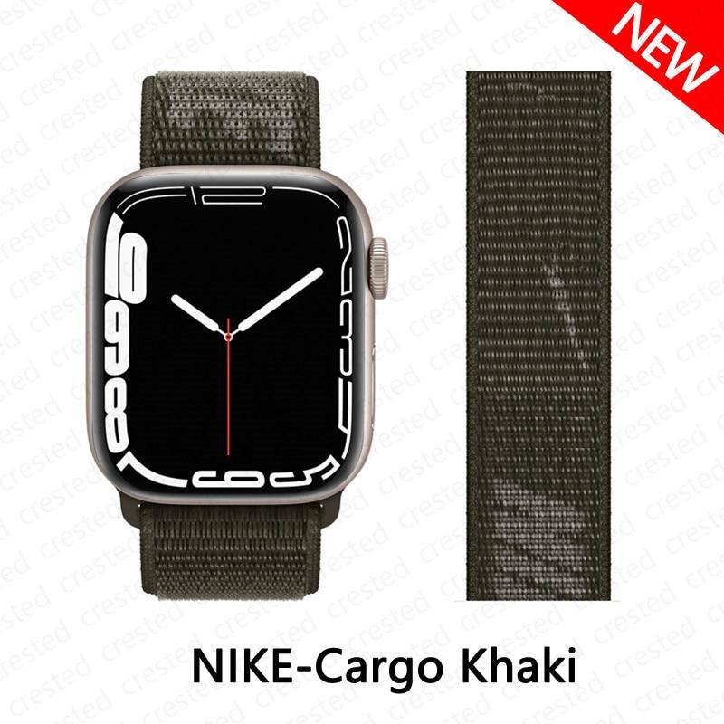 Cinturino in nylon per cinturino Apple Watch 44mm 40mm 42mm 38mm 41mm 45mm  41 45 smartwatch braccialetto bracciale cinturino cintura iWatch 3 4 5 se 6  7 acquista in modo economico — spedizione gratuita, recensioni reali con  foto — Joom
